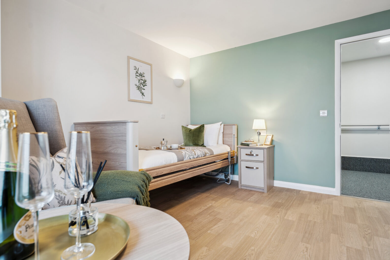 Island Sands care home bed