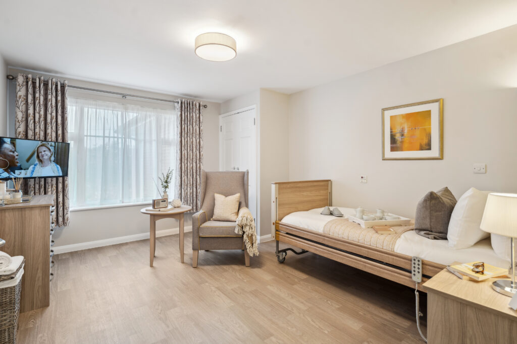 Island Sands care home bed