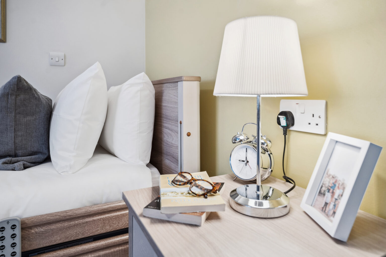 Island Sands care home bedside table