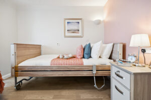 Island Sands care home bed